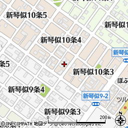 北海道札幌市北区新琴似１０条4丁目1周辺の地図