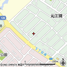 北海道江別市元江別860-75周辺の地図