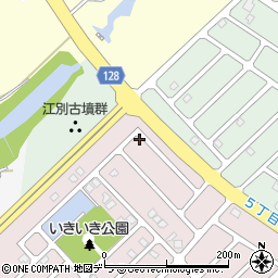 北海道江別市見晴台1-31周辺の地図
