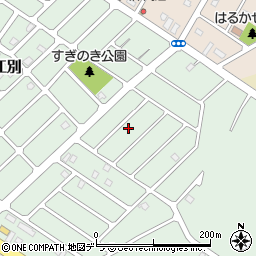 北海道江別市元江別820-14周辺の地図