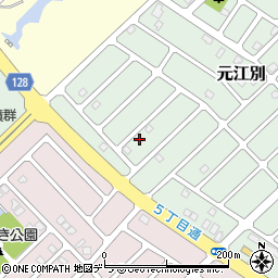 北海道江別市元江別860-58周辺の地図