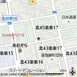 北海道新聞販売所東区栄町東・高橋販売所周辺の地図