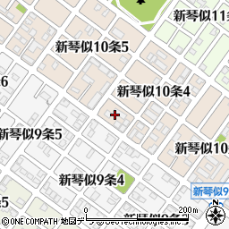 北海道札幌市北区新琴似１０条4丁目8周辺の地図