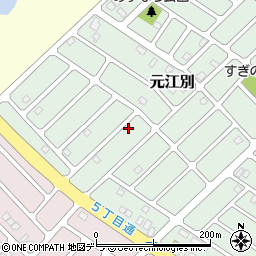 北海道江別市元江別860-88周辺の地図