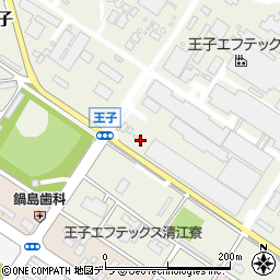 北海道江別市王子12周辺の地図