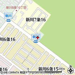 格安タイヤショップトレッド札幌新琴似店周辺の地図