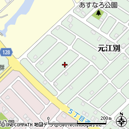 北海道江別市元江別860-50周辺の地図