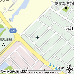 北海道江別市元江別860-33周辺の地図