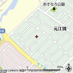 北海道江別市元江別860-49周辺の地図