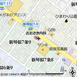 新琴似　四番通調剤薬局周辺の地図