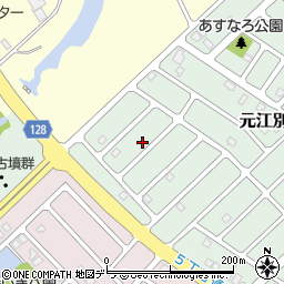 北海道江別市元江別860-31周辺の地図