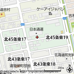 北海道札幌市東区北４５条東18丁目周辺の地図