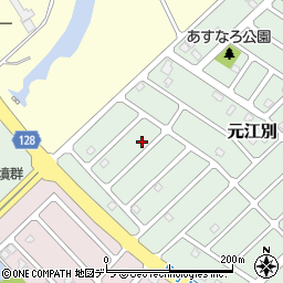北海道江別市元江別860-29周辺の地図