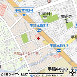 北海道札幌市手稲区手稲本町３条3丁目7周辺の地図