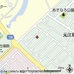 北海道江別市元江別860-23周辺の地図