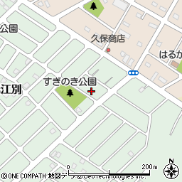 北海道江別市元江別834-15周辺の地図