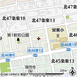 ディアスコート栄町周辺の地図