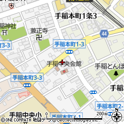 水道レスキュー手稲本町周辺の地図