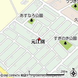 北海道江別市元江別849-14周辺の地図