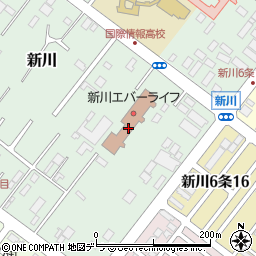 社会福祉法人札幌恵友会　経理部周辺の地図