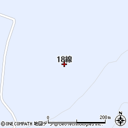 北海道釧路市阿寒町東舌辛１８線周辺の地図