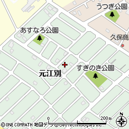 北海道江別市元江別862周辺の地図