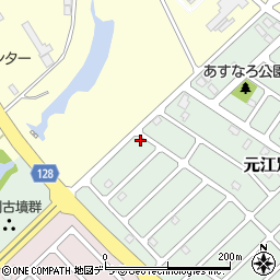 北海道江別市元江別860-8周辺の地図