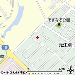北海道江別市元江別860-106周辺の地図