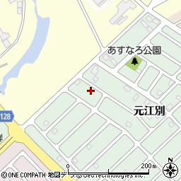 北海道江別市元江別860-113周辺の地図