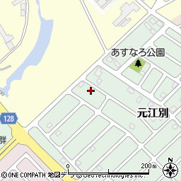 北海道江別市元江別860-112周辺の地図