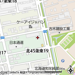 ワイエム工業株式会社　札幌営業所周辺の地図