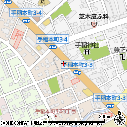 北海道札幌市手稲区手稲本町３条3丁目6周辺の地図