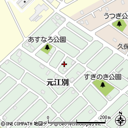 北海道江別市元江別849-112周辺の地図