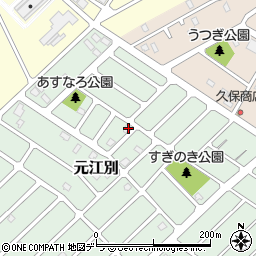 北海道江別市元江別849-44周辺の地図