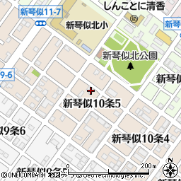 ミサト商事周辺の地図