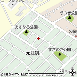 北海道江別市元江別849-110周辺の地図