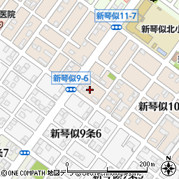 北海道札幌市北区新琴似１０条6丁目2周辺の地図
