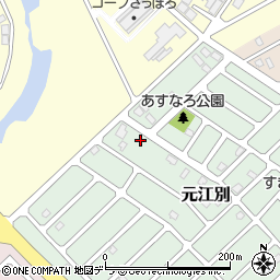 北海道江別市元江別849-5周辺の地図