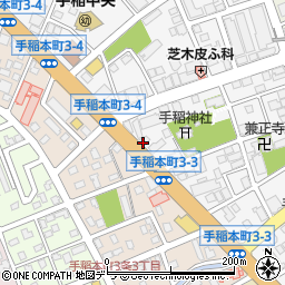 おそうじ本舗　手稲駅前店周辺の地図