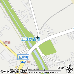 北海道札幌市東区丘珠町674-3周辺の地図