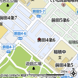 北海道札幌市手稲区前田４条6丁目周辺の地図