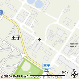 北海道江別市王子周辺の地図