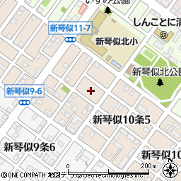 北海道札幌市北区新琴似１０条6丁目7周辺の地図