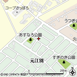 北海道江別市元江別849-83周辺の地図