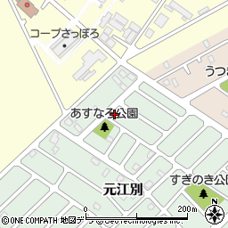北海道江別市元江別849-81周辺の地図