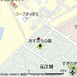 北海道江別市元江別849-116周辺の地図
