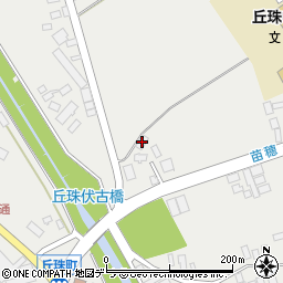 北海道札幌市東区丘珠町674-1周辺の地図