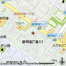 ダイハツ北海道販売本社周辺の地図