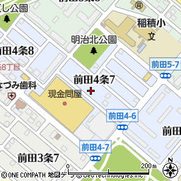 北海道札幌市手稲区前田４条7丁目周辺の地図
