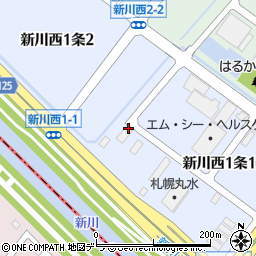 公清企業　新川営業所周辺の地図
